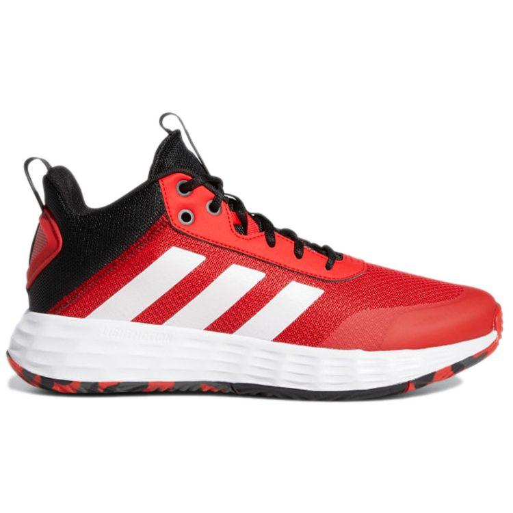 Adidas Own The Game Vivid Red Men Sneakers Cloud-White Core-Black GW5487