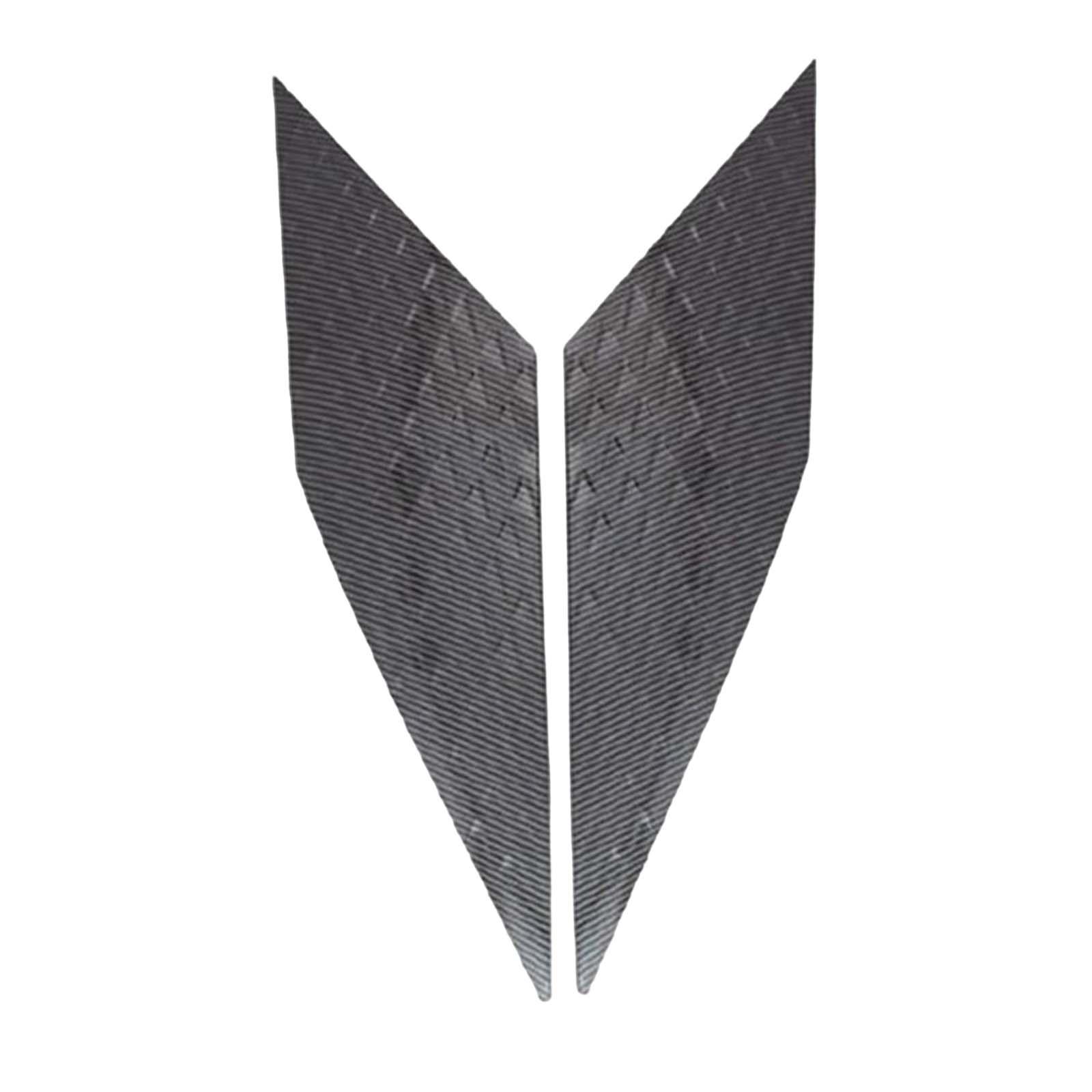 2 Pieces Side Window Triangle Trim Covers for Byd Atto 3 Plus Carbon Fiber