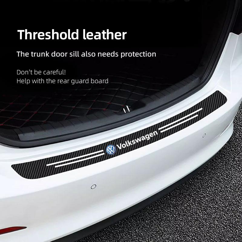 2026 Hot For Volkswagen VW Car Door Sill Protector Sticker Threshold Non-slip Pad Mat For VW GTI Rline Polo Golf 6 7 Passat CC T