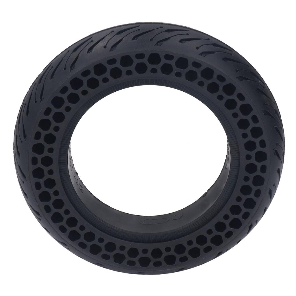 10x2.125F Electric Scooter Solid Tire Tubeless Wheel Rubber Honeycomb Shock Absorb Strong Grip Electric Scooter Parts