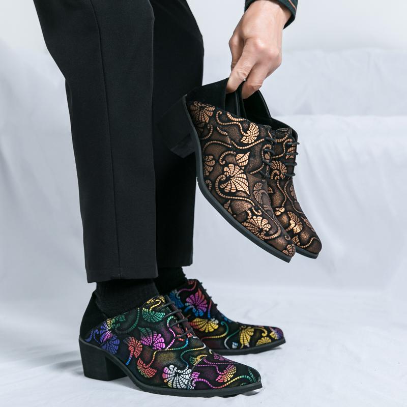 Fashion Men's Casual Business Leather Shoes Mens Luxury Brand Dress Office Shoes Men Fashion Wedding Party Oxfords Footwear New Chelsea