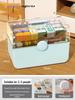Large Capacity Family Medicine Box with Multi-Layer First Aid Storage for Household and Children