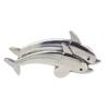Pre-owned 925 Dolphin Cufflinks (Single) J41-8