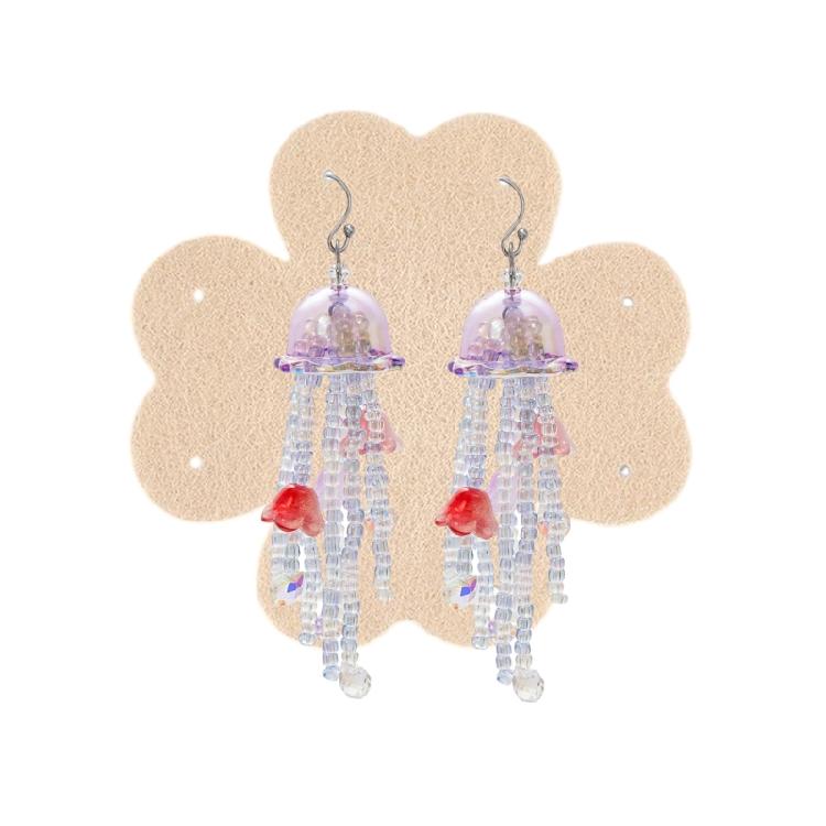 10Pieces Travel Felt Jewelry Display Pads Jewelry Storage Protections Pads Perfect for Storage of Earrings and Necklaces