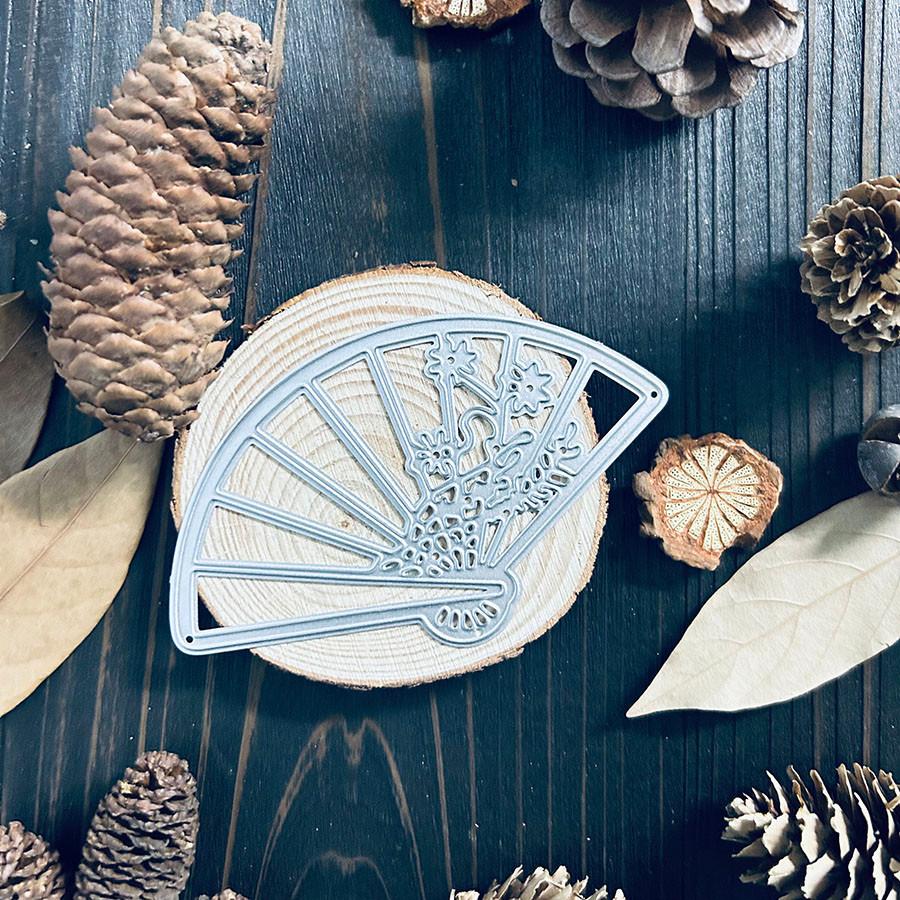 Fan Metal Cutting Dies Stencil For DIY Scrapbooking Paper Card Decorative Craft Embossing Die Cuts