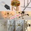 Modern Nordic E27 Glod Black Ceiling Lamp Minimalist Chandelier Indoor Lighting Bedroom Pendant Light Living Room For Home Decor