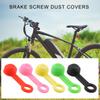 50Pcs Bike Bleed Nipple Cover Soft Rubber Brake Screw Caps Bike Hydraulic Brake Caliper Bleed Nipple Cap Easy to Use