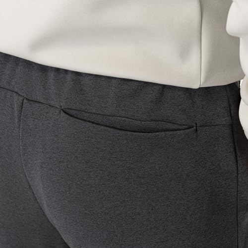 Mizuno Training Wear, Soft Stretch Long Pants, Comfortable and Lightweight, Jersey, Unisex, Charcoal Heather, 32MDB005