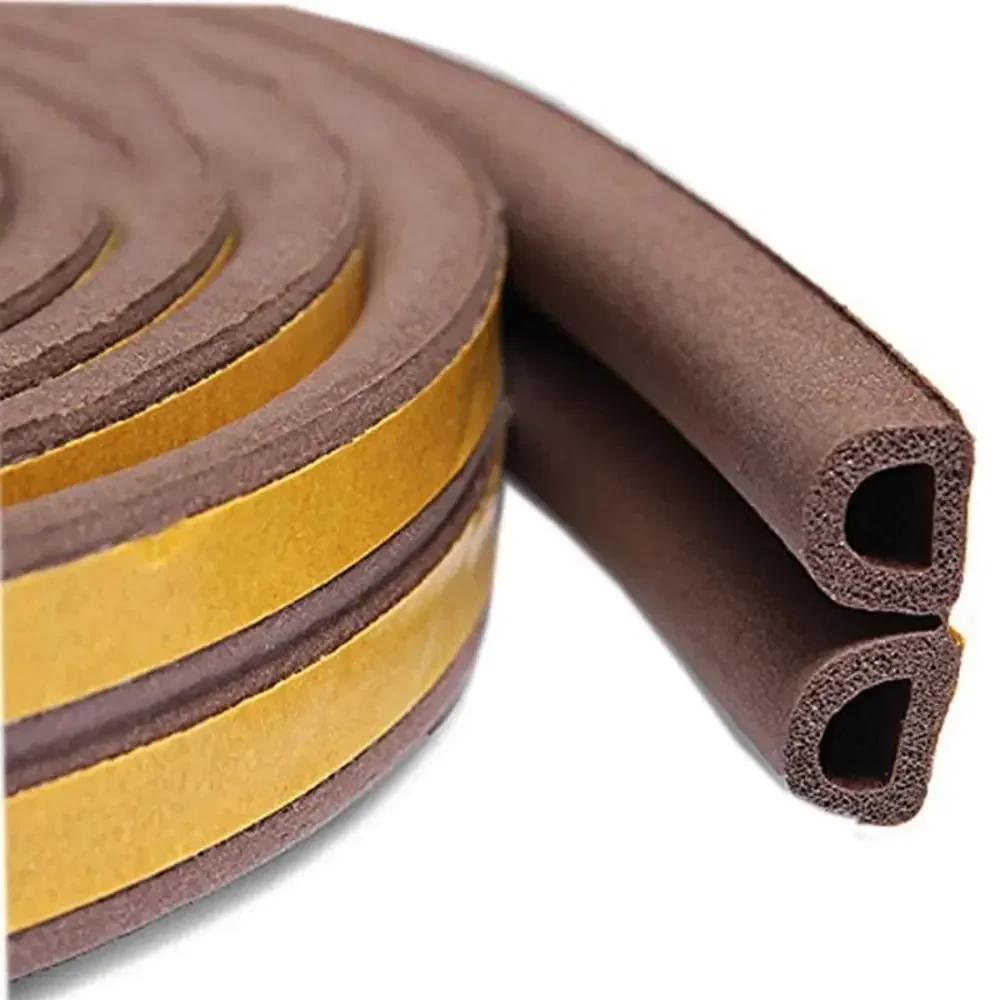 New Foam Door Seal Strip 6Meters D/E/I/P Type Seal Stopper Anti Collision Windproof Window Weather Stripping Window