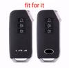 Silicone Car Key Cover Holder Fob For Kia EV6 K5 Carnival Mq4 Seltos Seven-key Dl3 7 Button Remote KeyChain Keyless Key Case