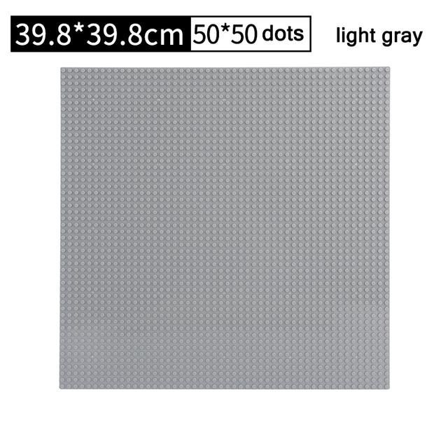 32*32 50*50 Dots Classic Base Plates Blocks DIY Small Size City Road Bricks Baseplates Construction Building Toys For Kids Gifts