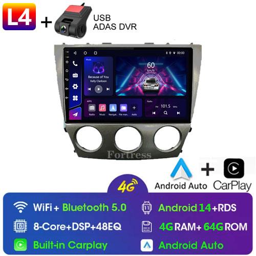8 CORE Car Radio 2 Din Android 13 For Toyota Camry 40 2007-2011 Autoradio Multimedia Blu-ray IPS Screen Navigation GPS Carplay