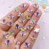 60pcs Mix Resin Cartoon Beautiful Colorful Bee Flatback Rhinestone Art Nail DIY Wedding Applique Decor DIY Craft Supplies