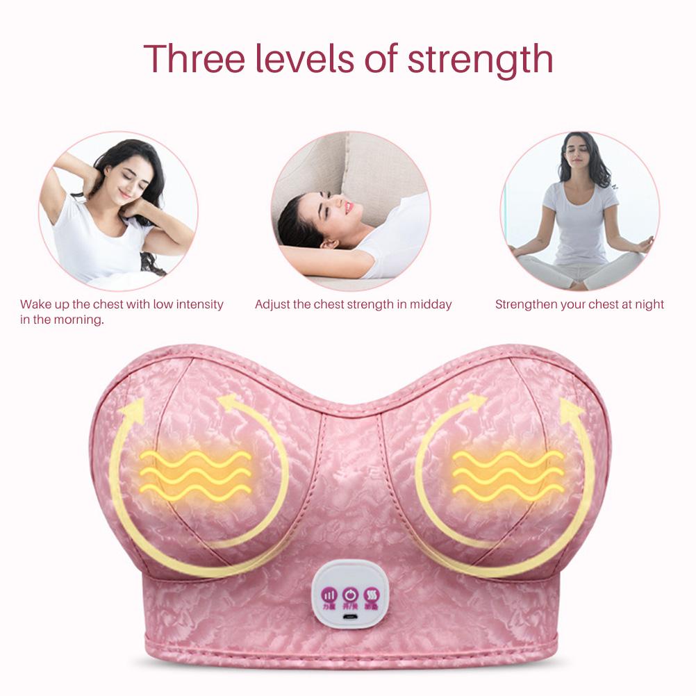 Electric Massage Bra Breast Massager Vibration Chest Sexy Massage Electric Instrument Electric