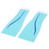 1 Pair Calf Compression Sleeve Breathable Lightweight Light Blue Footless Calf Sports Socks for Running Cycling