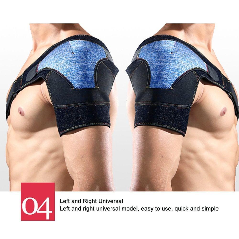 Adjustable Shoulder Support Wrap Sweat Absorbing Shoulder Protector New Shoulder Brace  Unisex