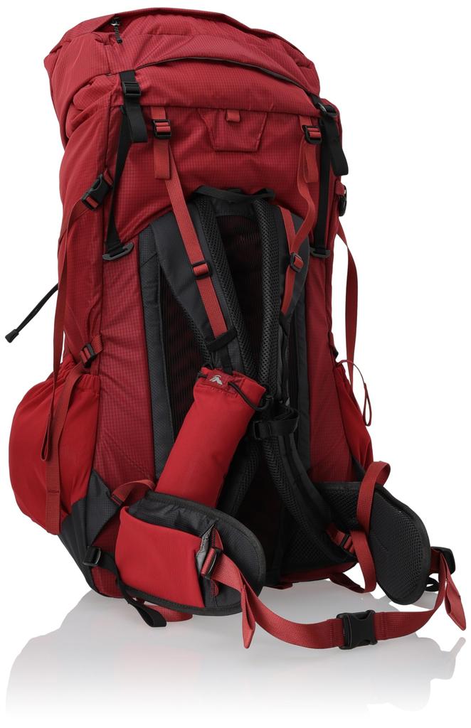 macpac Harper 50 Backpack (MM62358 Garnet W2) - Unisex Backpack for Hiking, Trail Running, and Mountaineering.