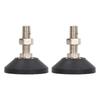 2 Pcs Thread Leveling Feet 150kg Bearing Height Adjustable Anti Skid Scratch Resistant Screw Foot
