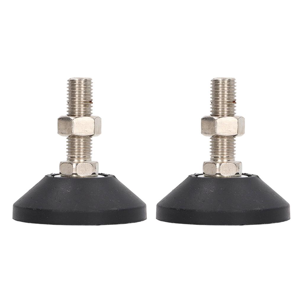 2 Pcs Thread Leveling Feet 150kg Bearing Height Adjustable Anti Skid Scratch Resistant Screw Foot