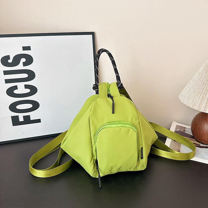 Casual Solid Color New Light and Fashionable 2025 New Multi-purpose Simple Large-capacity Shoulder Crossbody Women's Backpack Bag