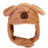 Net Celebrity Capybara Ear-Moving Plush Hat - Cute, Warm, and Neck-Protecting for Autumn and Winter