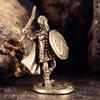 Vintage Brass Spartan Warrior Statue Twelve Types of Rome Soldier Models Figurine Game Props Desktop Ornaments Home Craft Decor
