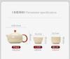Ceramic Ru Kiln Travel Tea Set Chinese Style Portable One Pot Four Cups Outdoor Brewing Teapot Kung Fu Tea Set Home Gift Box