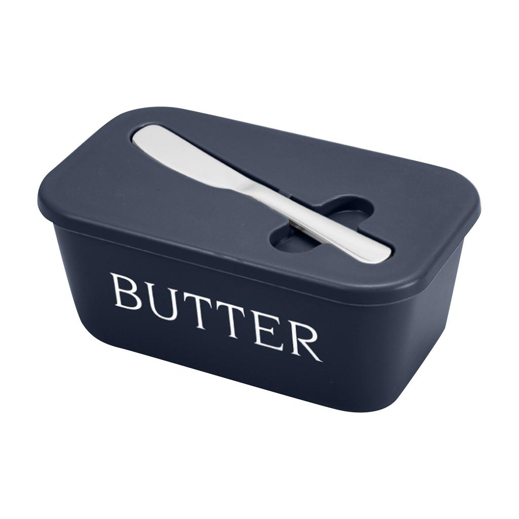 Large Capacity Butter Box, Cheese Storage Box With Knives