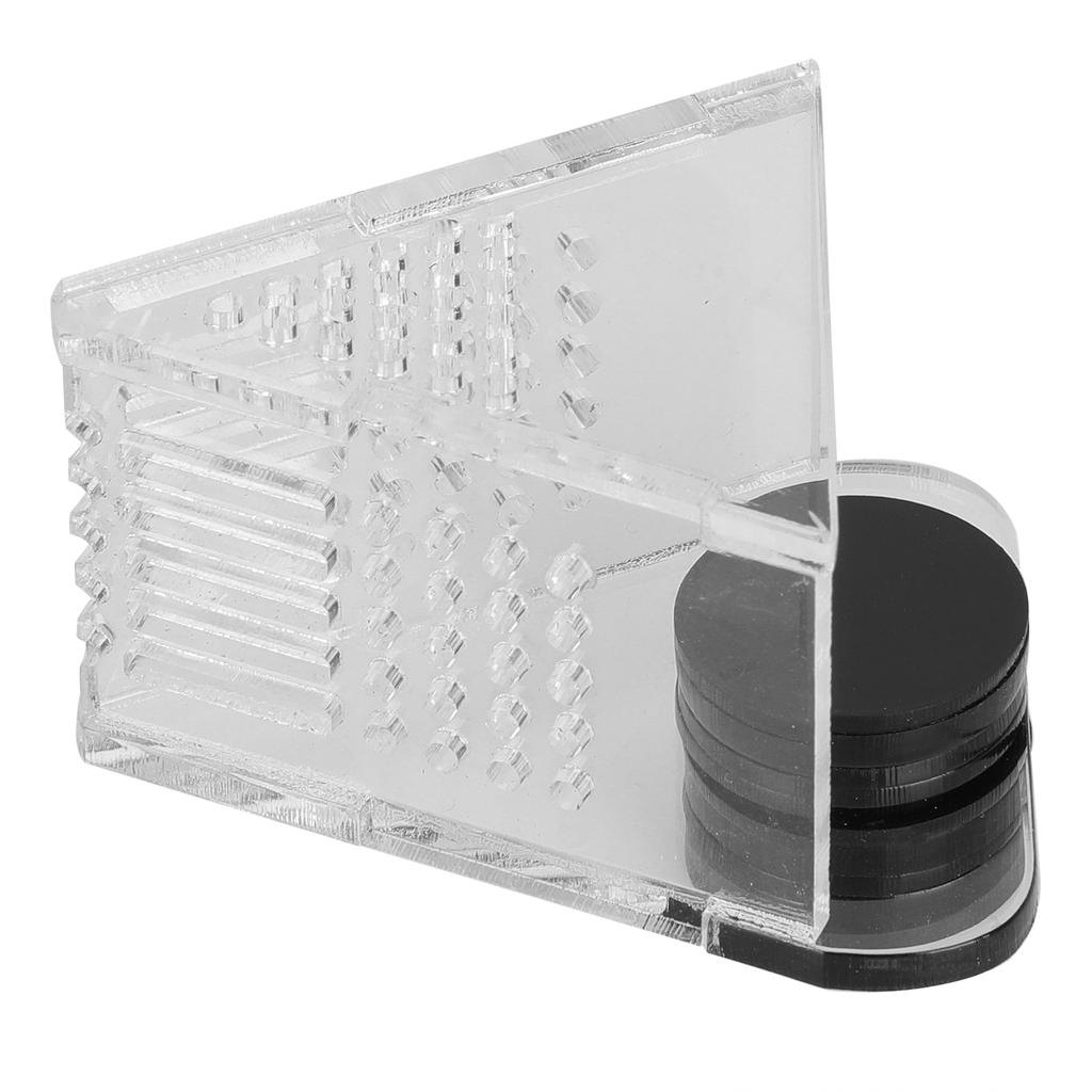 Transparent Aquarium Fish Tank Cone Feeder Acrylic Feeding Container Magnetic Suction