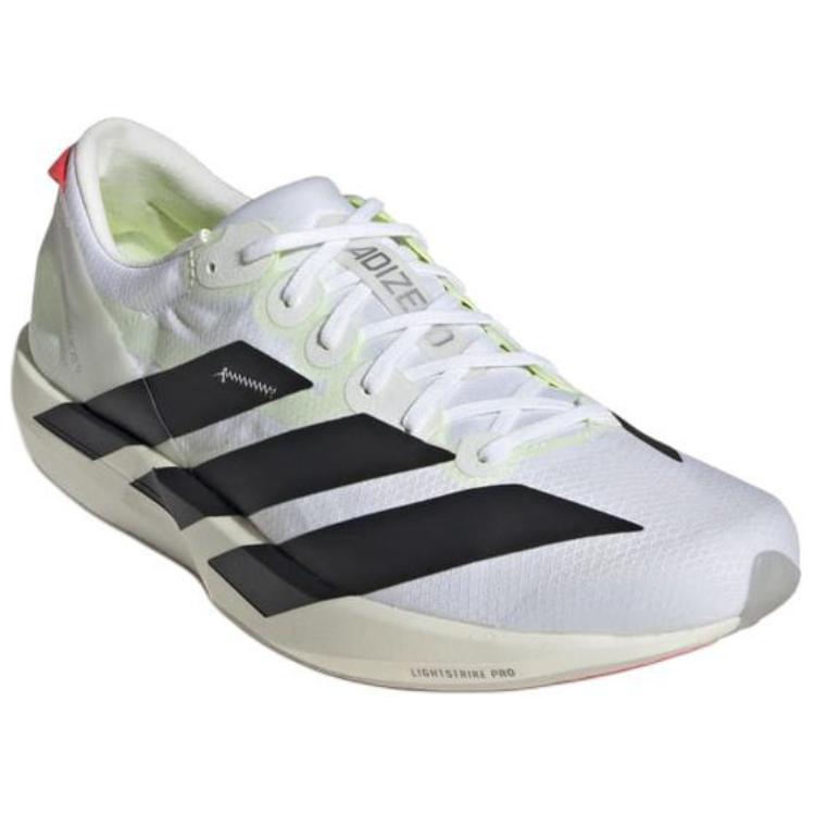 Adidas Adizero Adios 9 Bianco Nero Argento Metallizzato Scarpe da Ginnastica da Uomo Bianco Nuvola Nero Nucleo IF9419