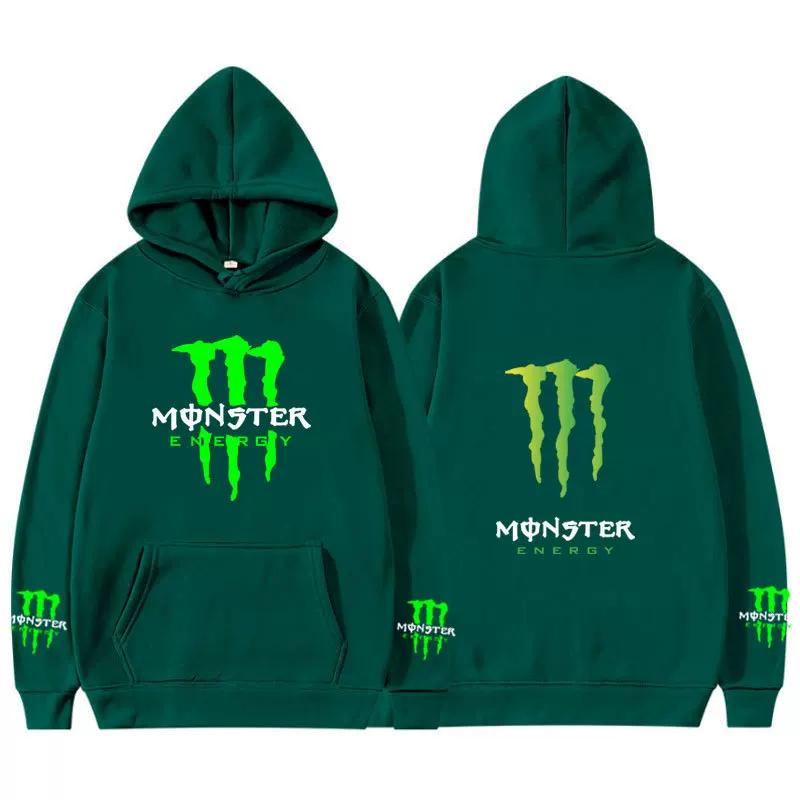 Premium "Monster Claw" Y2K Graphic Unisex Hoodie – Loose-Fit Long-Sleeve Hip-Hop Pullover for Outdoor Casual Wear