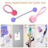 Reusable Magnetic Cable Ties, Cord Organizer, Silicone Magnetic Cord Ties for Bundling Stuff, Book Marker Fridge Magnets