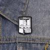 Cute Cartoon Ghost Doll Machine Enamel Pin Luminous Ghost Brooch Lapel Pin Badge On Backpack Clothing Jewelry Accessories Gifts