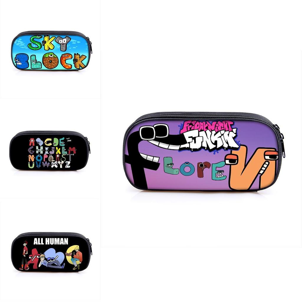 Alphabet Lore Pencil Case Large Capacity Pouch Bag For Students Gift