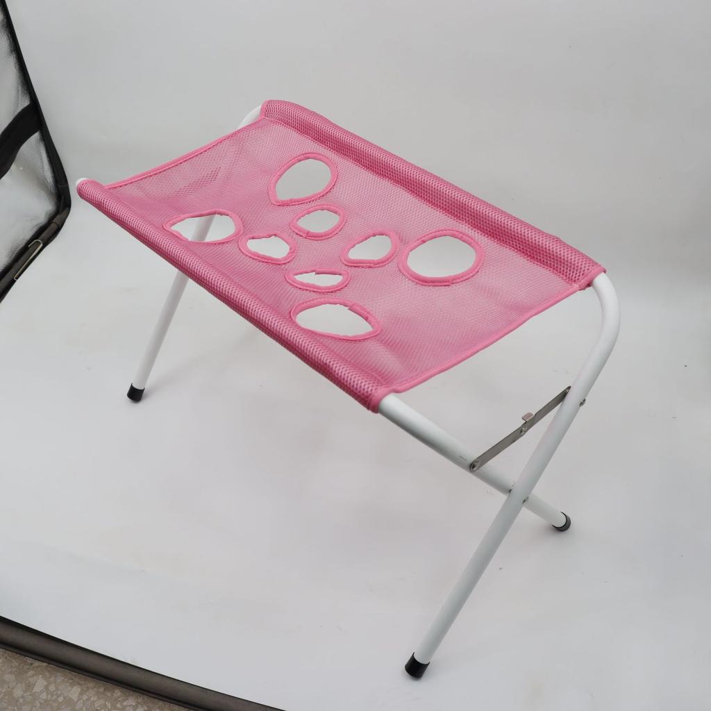Foldable Pet Bathing Stand for Small Medium Dogs Cats Breathable Mesh Anti-Slip Grooming Fixed Rack Table