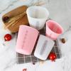 Silicone Measuring Cup with Double Scale - Available in 125ml, 250ml, 500ml - Soft, Transparent for Baking