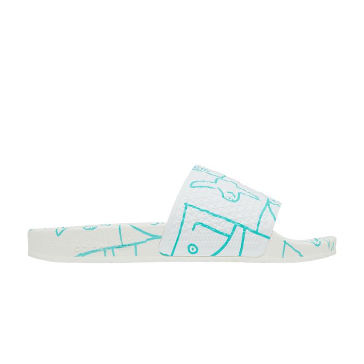 Mark Gonzales x adidas Shmoofoil Slide Allover Print 38