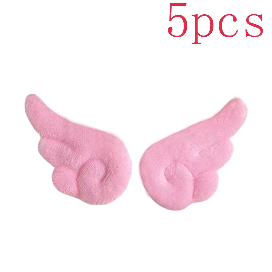 1-10 Pair Of Plush Angel Wings Brooch Bag Decoration Badge Y2K Style Gothic Lolita Plush Angel Wing Fluffy Brooch Decoration