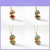 Vintage Shell Pendant Necklace With Gold Plating For Women And Men