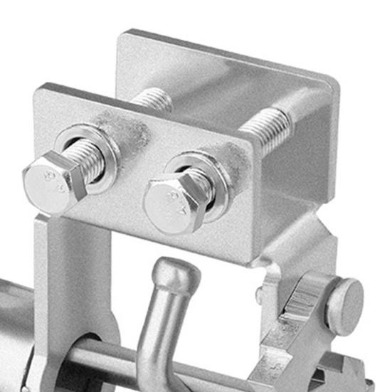 Universal Truck Rope Clamp Tie-Down Tool, Heavy-Duty Steel Cargo Securing Fastener, No-Weld Installation Rope Tightener for Pickup Trucks Trailers