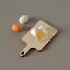 1:12 Dollhouse Mini Egg Frying Pan Kitchenware Model Dollhouse Kitchen Scene Accessories Children Pretend Play Toys Kit