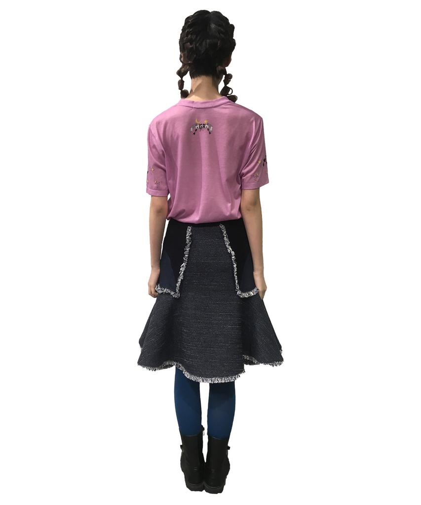 GREEDILOUS Pink One-Point T-Shirt