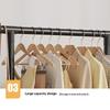 Bedroom Clothes Drying Rack Household Living Room Clothes Storage Rack Wear-Resistant Single Bar Clothes Rack