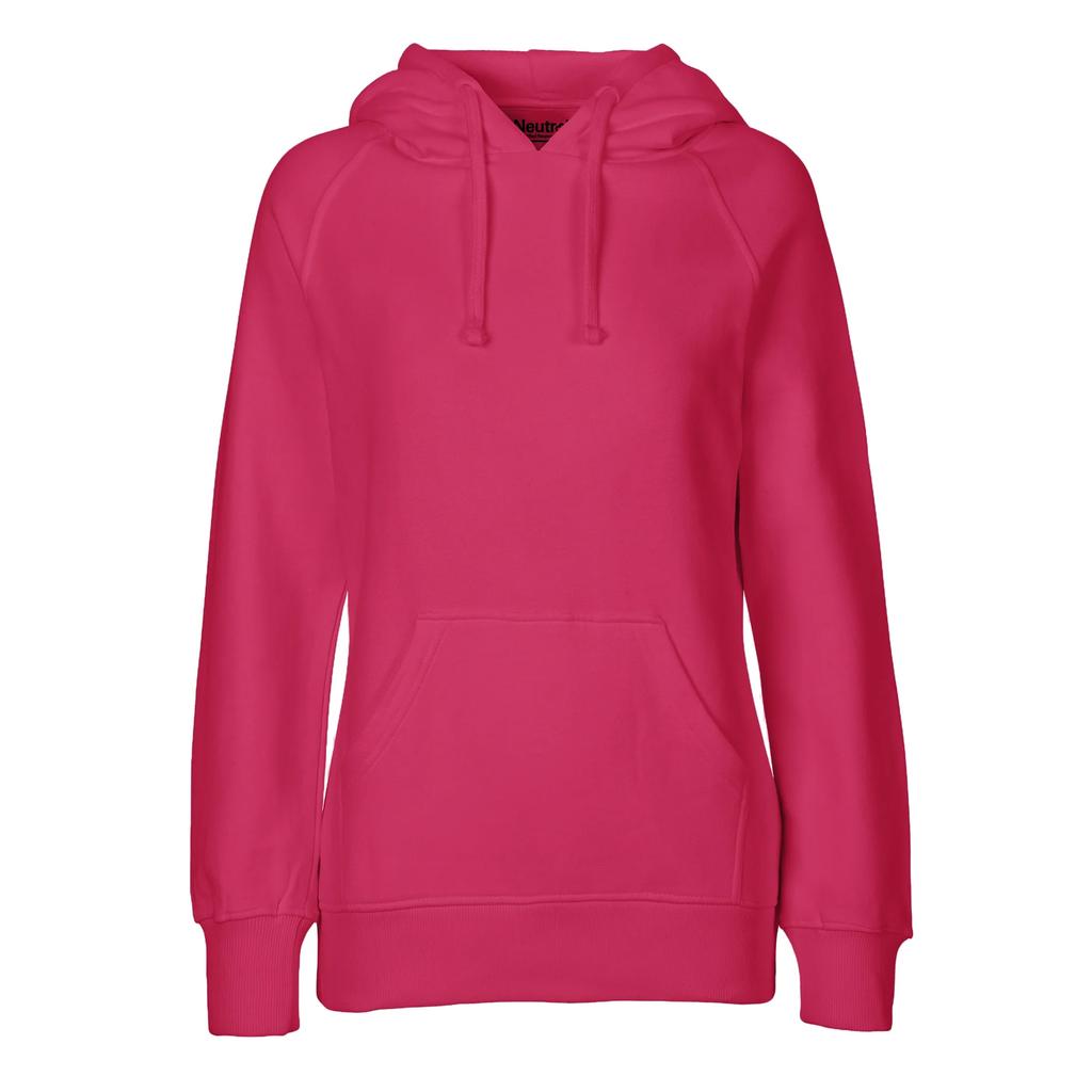 Neutraler Damen/Damen Einfarbiges Kapuzensweatshirt
