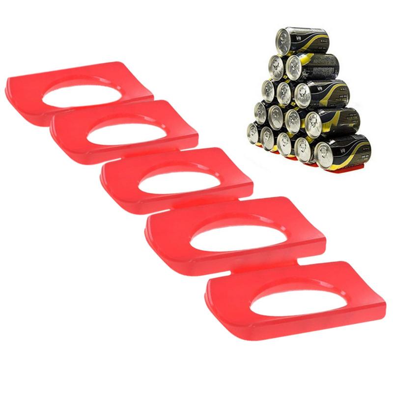 

Silicone Wine Bottle Rack Refrigerator Drink Bottle Holder Bottle Cans Storage Organizer For Kitchen Bar Pantry Stacking Tools france