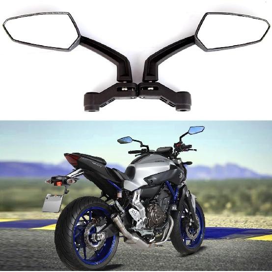 Universelle Motorrad-Rückspiegel aus Kohlefaser mit 10 mm 8 mm Kompatibel mit Honda Grom Yamaha Kawasaki und mehr