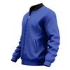 Giacca Bomber Casual da Uomo a Manica Lunga, Colore Unito, Collo Alto, con Zip