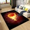3D Basketball Basketball Cour Area Rug,Carpet Rug for Living Room Bedroom Sofa Doormat Decoration,Kids Play Non-slip Floor Mat