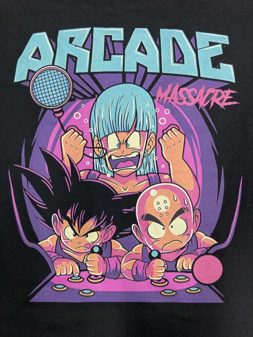 

[USED] Dragon Ball Arcade Anime T-shirt Black L