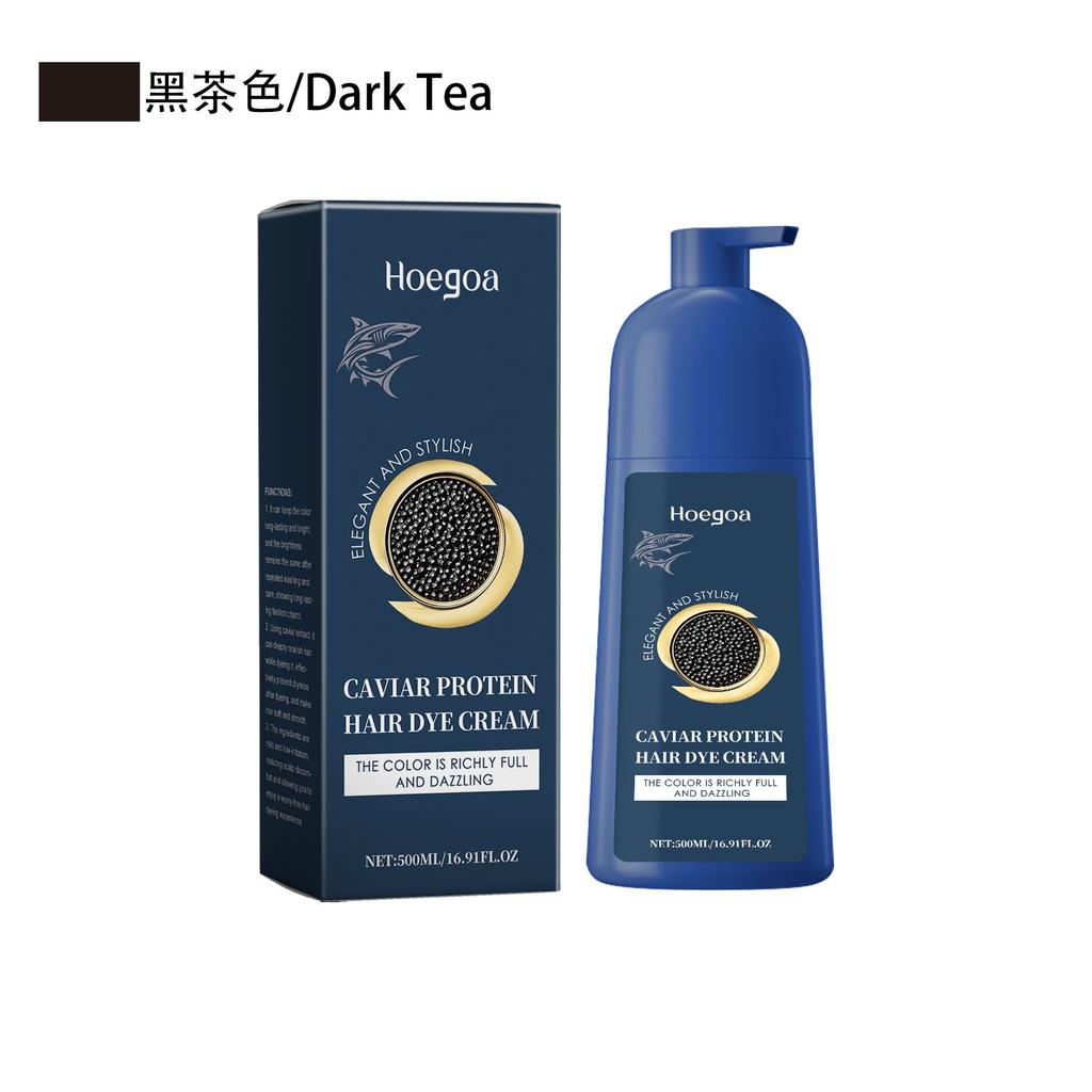 5Colors Caviar Hair Dye Cream Organic Natural Fast Hair Dye Plant Essence Hair Colorng Cream Cover Dye Shampoo For Women Men